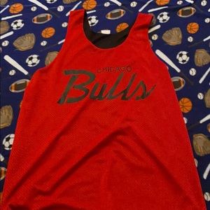 Mitchell and ness shoot around Chicagobulls jersey